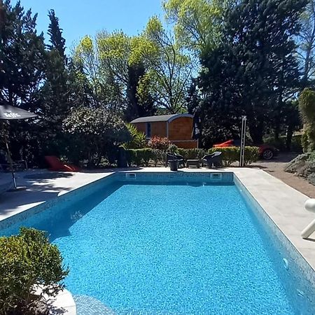 La Roulotte A Juju Villa Le Bosc  ภายนอก รูปภาพ